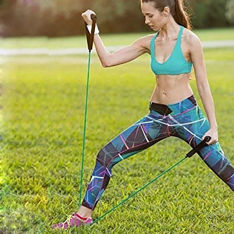 Resistance bands with handles